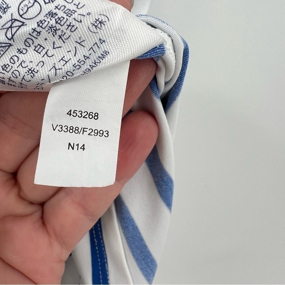 Lands’ End Two Swim Shirt UPF Protection RashGuard Nautical Size M - Picture 7 of 8